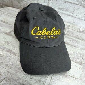 CABELA’S club gray baseball‎ cap hat one size fits most adjustable back